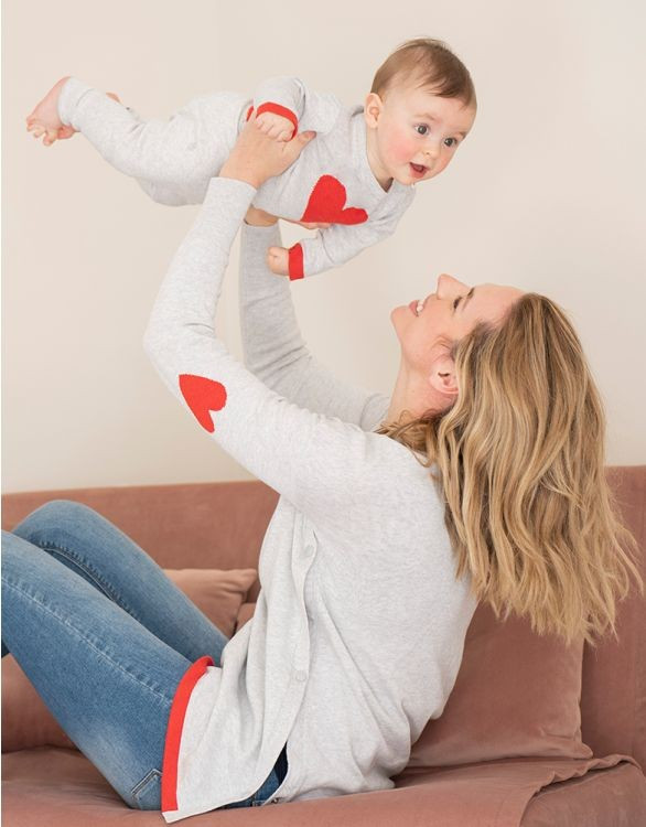 Cotton Sweetheart Mama & Mini Matching Sweaters | Seraphine 
