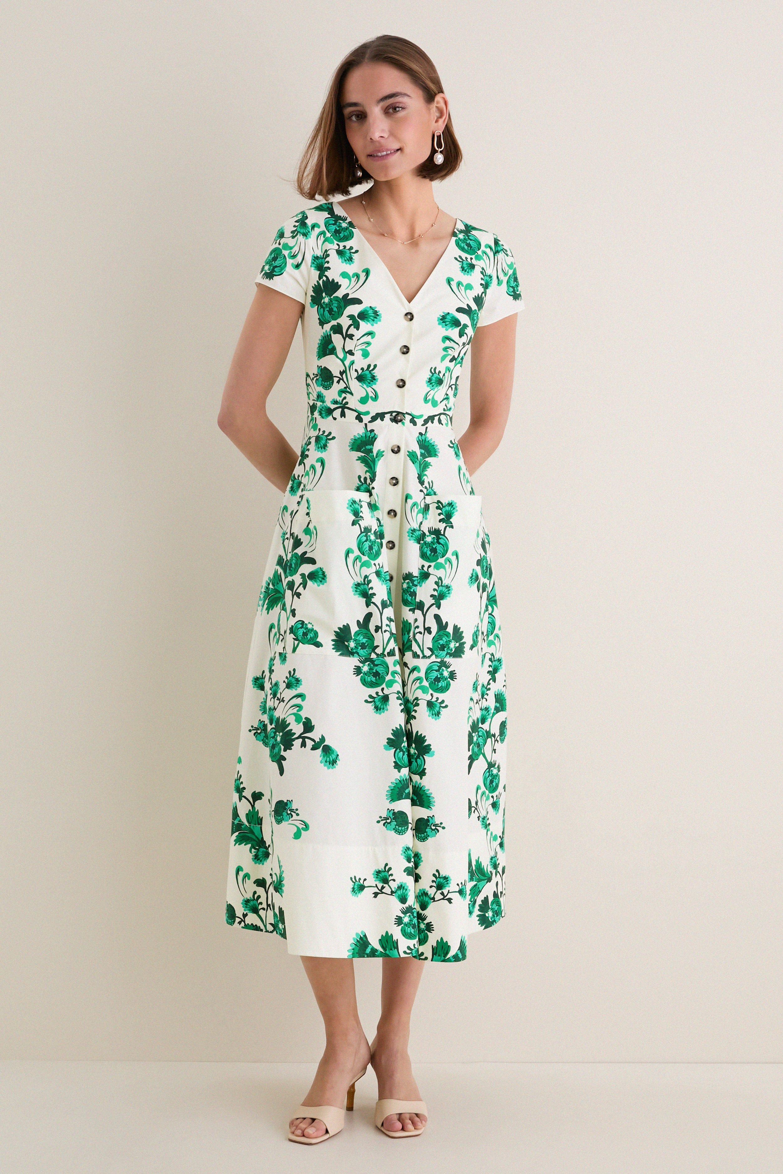 Saffier Vines Zoey-E Midi Dress | Tuckernuck (US)