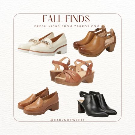 Grab a fresh new pair of boots, loafers, clogs, and other kicks from Zappos.com to boost your fall wardrobe 🤎 

Fall finds, leather boots, cute heels, loafers, d’orsay flats, clogs, supportive shoes, fall fashionn

#LTKstyletip #LTKSeasonal