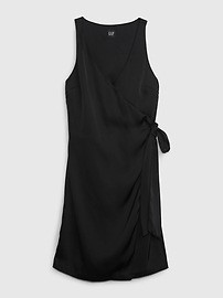 Satin Wrap Mini Dress | Gap (US)