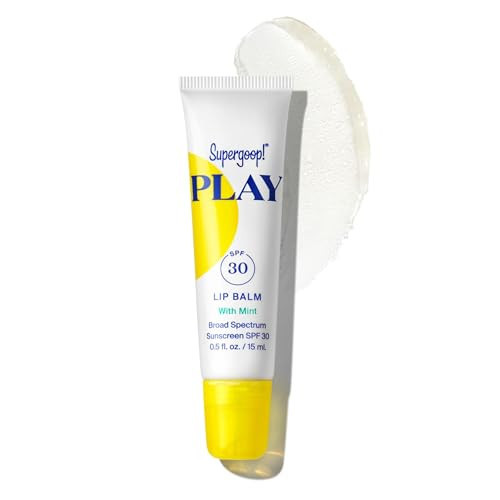 Supergoop! PLAY Lip Balm SPF 30 with Mint, 0.5 fl oz - Broad Spectrum SPF Lip Balm with Hydrating Honey, Shea Butter & Sunflower Seed Oil - Great for Active Days | Amazon (US)