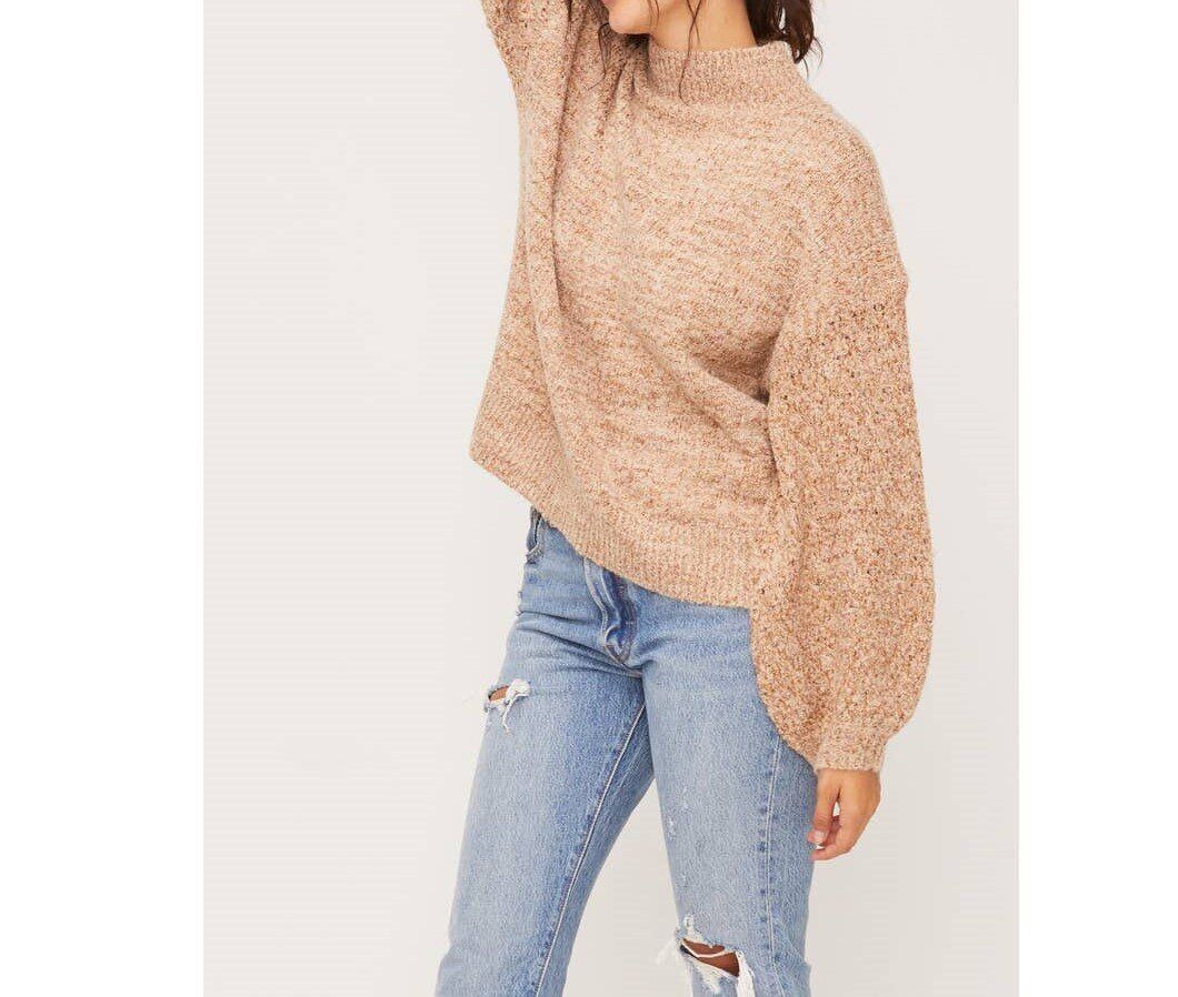 Balloon Sleeve Turtleneck Sweater — The Gilded Hive | The Gilded Hive