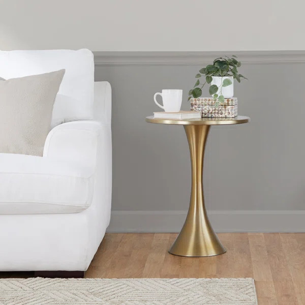 Aunna Steel Top End Table | Wayfair North America