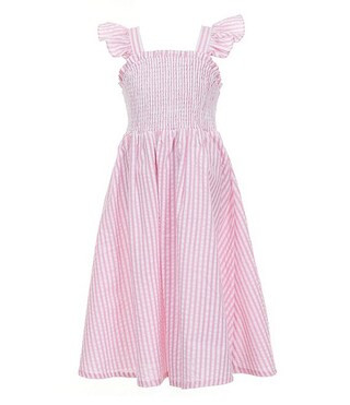 A Loves A Big Girls 7-16 Floral Print Sleeveless Smocked Dress | Dillard's | Dillard's