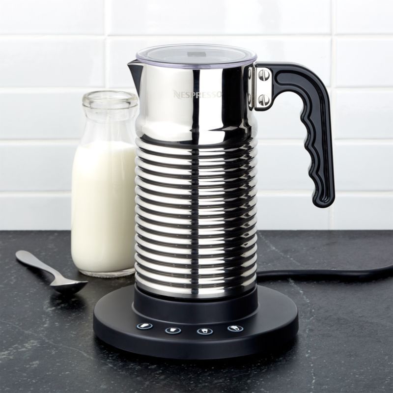 Nespresso Aeroccino 4 Frother + Reviews | Crate and Barrel | Crate & Barrel
