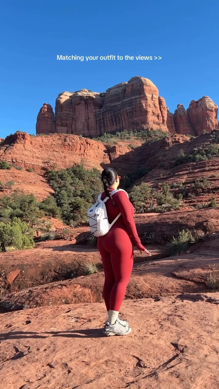 @setactive 

#hikingoutfits #fashiontiktok #outfitinspo #sedonaarizona #fashioncontentcreator