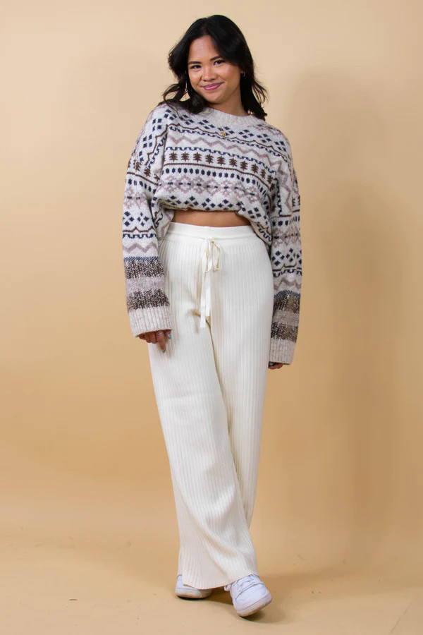 Unwritten Love Knit Pants | Grey Bandit