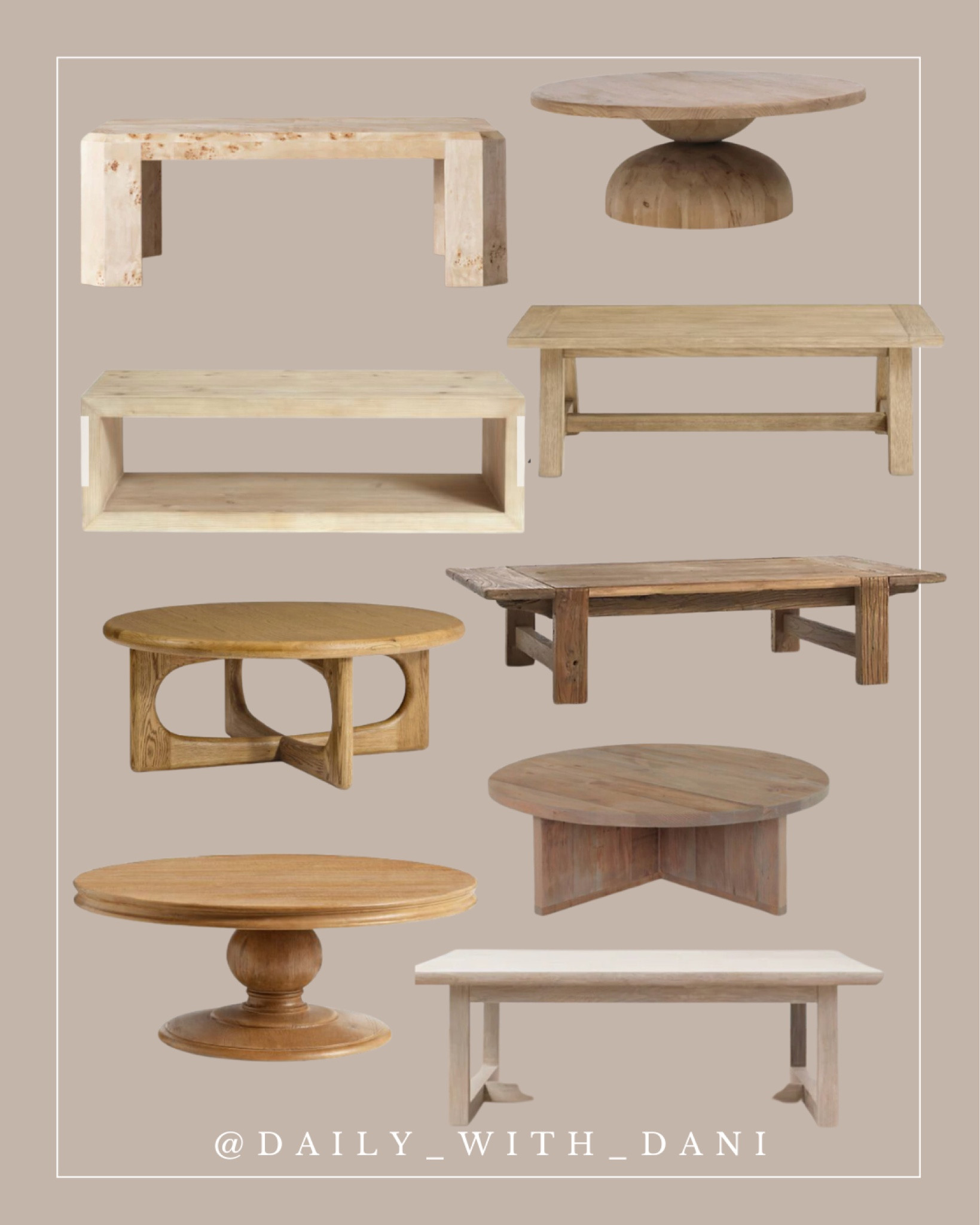 Coffee tables. Wayfair. McGee and go. Pottery barn. Neutral. Vintage round coffee table. Rectangle accent table  

#LTKHoliday #LTKstyletip #LTKhome