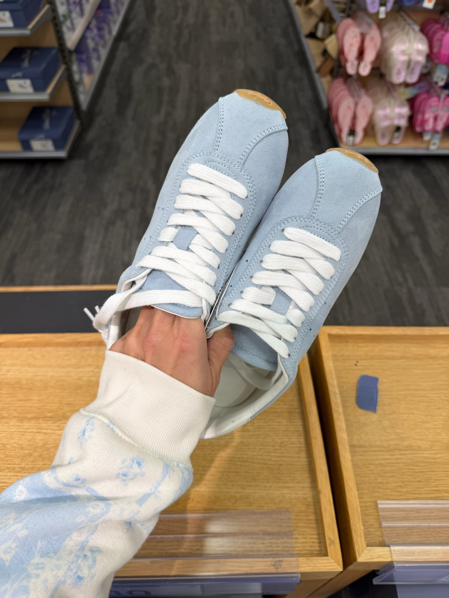 These sneakers are the cutest! From Target🩵



spring 2026, shoe inspiration, lifestyle sneakers, casual, on the go, comfort, carla.bushey 

 #LTKSeasonal #LTKActive