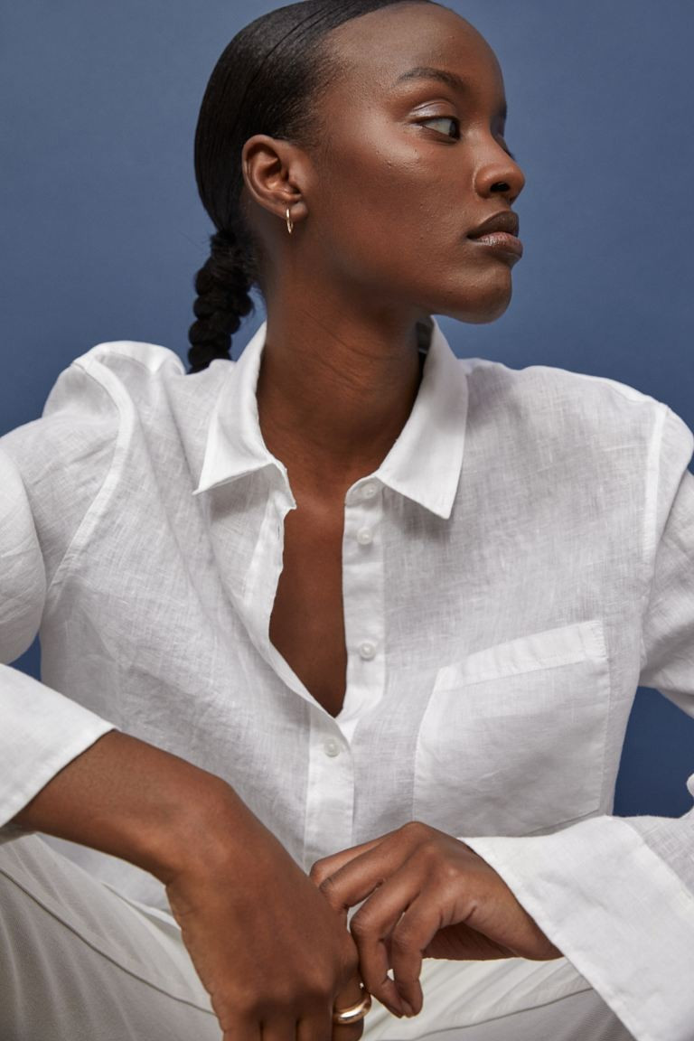 Linen shirt | H&M (UK, MY, IN, SG, PH, TW, HK)