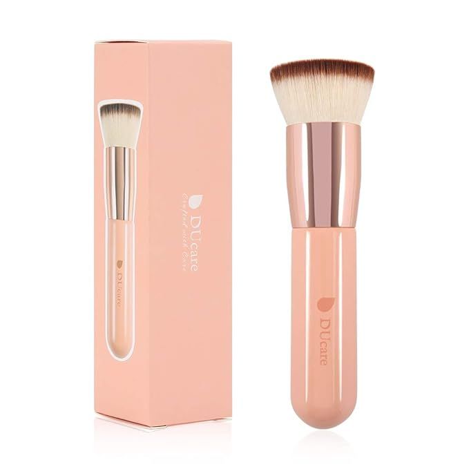 DUcare Flat Top Kabuki Foundation Brush, Synthetic Professional Makeup Brushes Liquid Blending Mi... | Amazon (US)