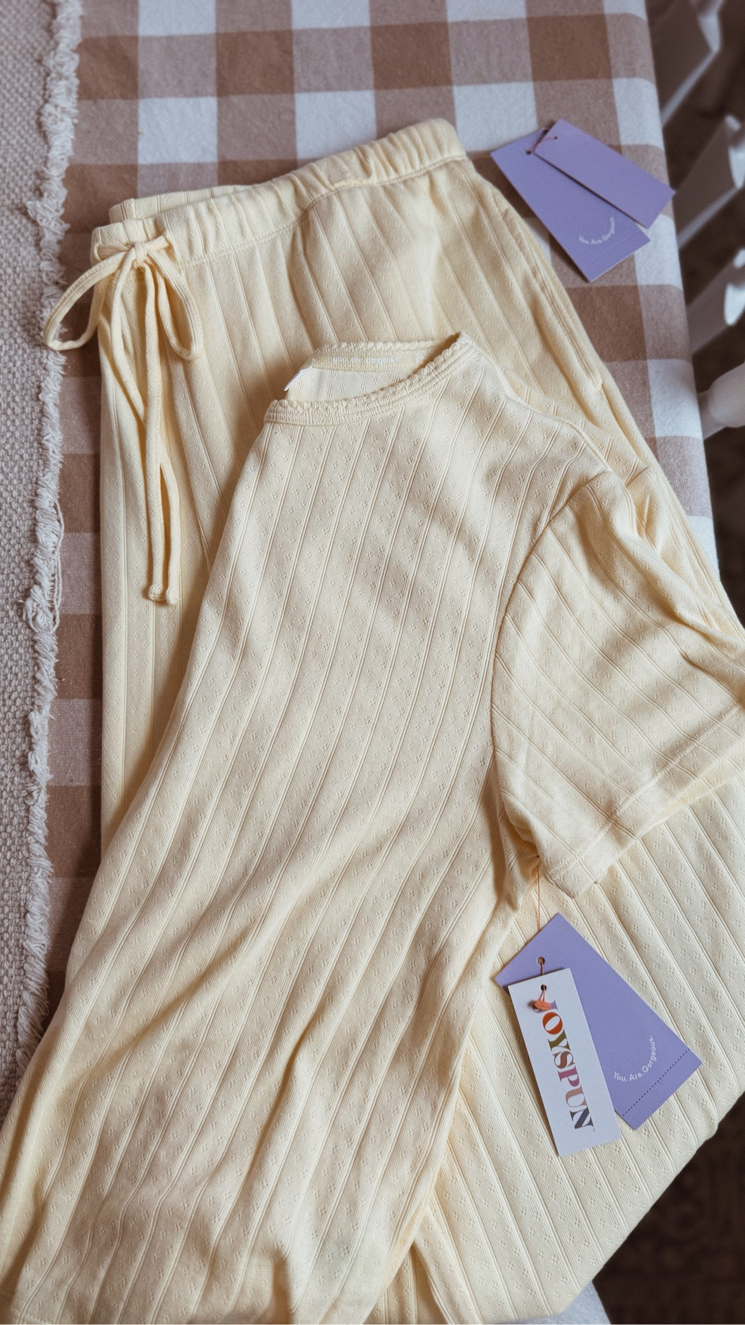 New butter yellow pointelle pajamas from Walmart 🧈💛⭐️🌼

#LTKSeasonal #LTKgrwm #LTKdayinmylife