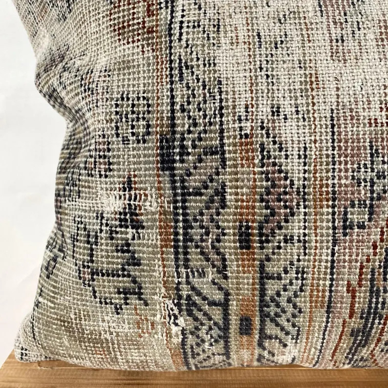 Persian Pillow Cover, 16 X 24 Decorative Pillow, Handmade Pillow, Couch Pillow, Boho Throw Pillow... | Etsy (US)