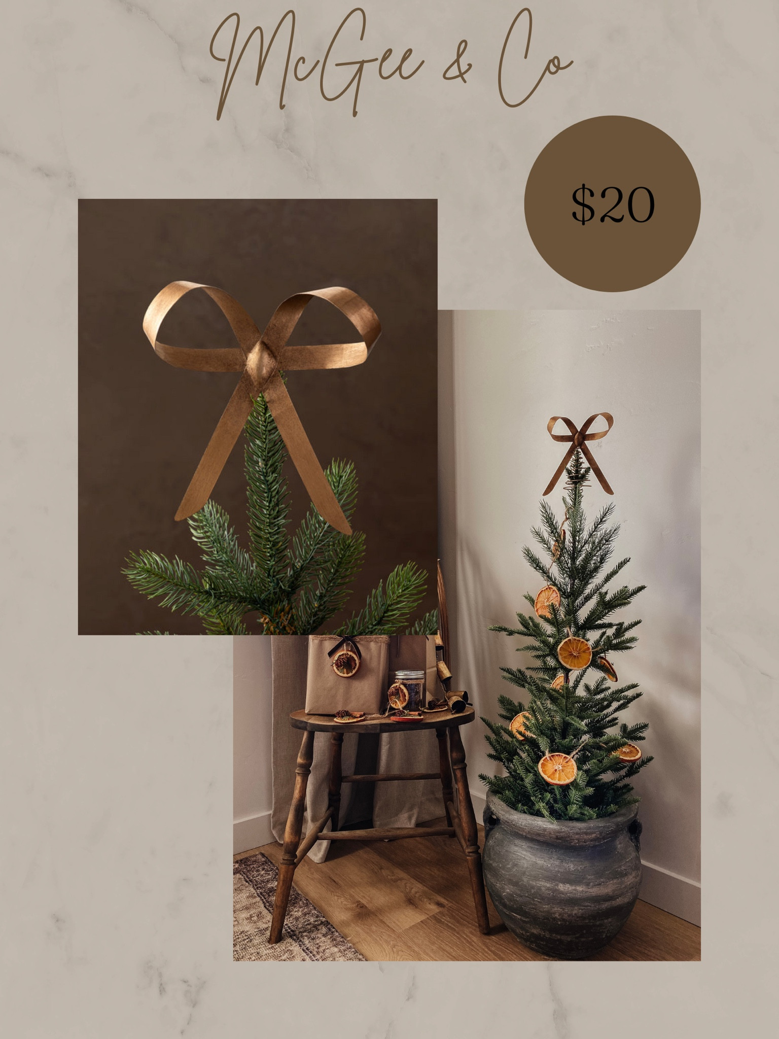 McGee & Co tree topper, now tree topper, brass tree topper, holiday decor, 

#LTKHolidaySale #LTKHoliday