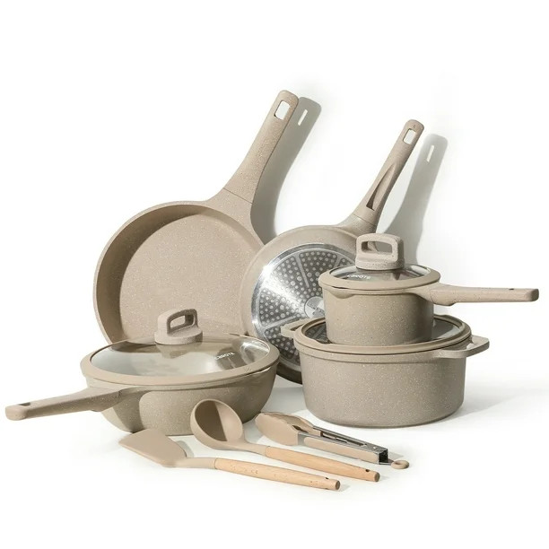 Carote Nonstick Pots and Pans Set, 11 Pcs Non Stick Cookware Set, Induction Stone Cookware Kitche... | Walmart (US)