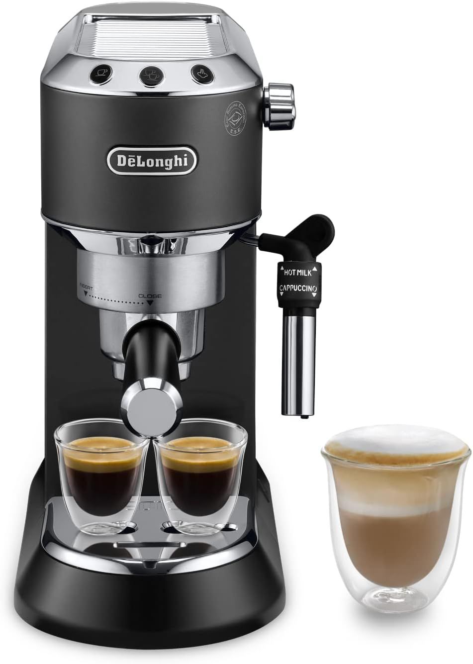 De'Longhi Dedica Style, Traditional Pump Espresso Machine, Coffee and Cappuccino Maker, EC685BK, ... | Amazon (UK)