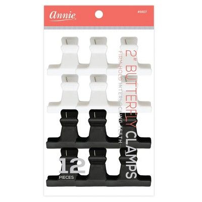 Annie Butterfly Clamps - 2" - 12ct | Target