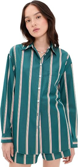 Madewell Women's x Shopbop Easy Shirt in Mid-Weight Poplin | Amazon (US)