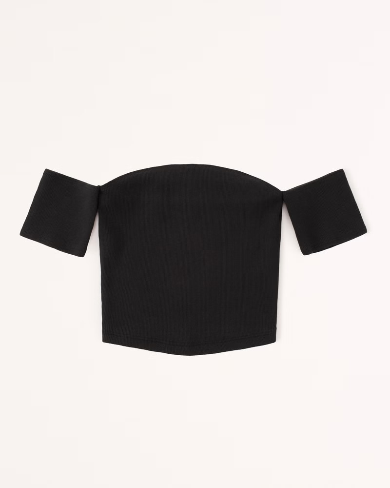 Off-The-Shoulder Cropped Tank | Abercrombie & Fitch (US)