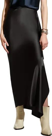 Careste Rose Asymmetric Silk Skirt | Nordstrom | Nordstrom