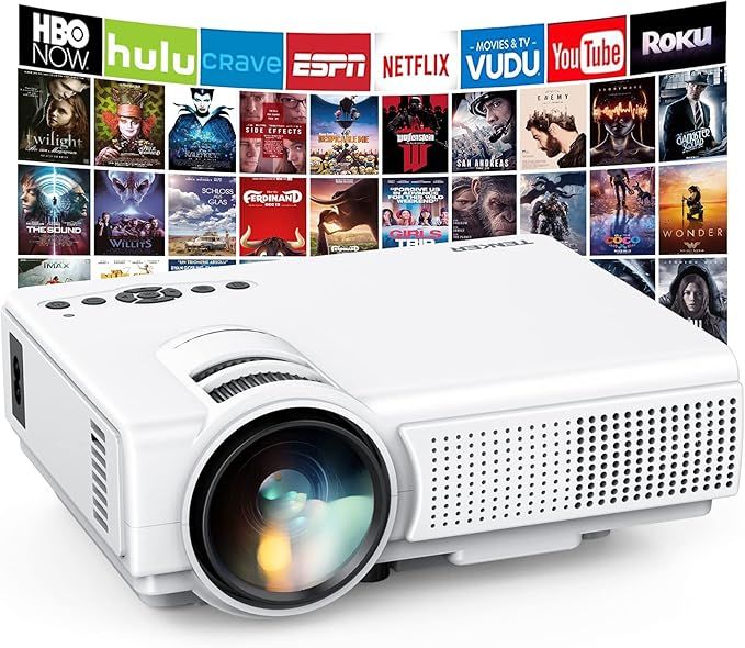 TENKER Native 1080P Projector, 7500L High Brightness Full HD Outdoor Movie Projector, 200" Giant ... | Amazon (US)