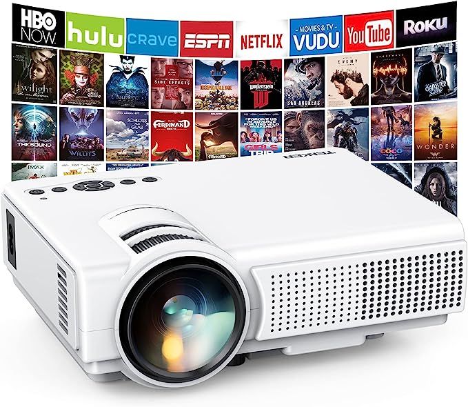 TENKER Native 1080P Projector, 7500L High Brightness Full HD Outdoor Movie Projector, 200" Giant ... | Amazon (US)