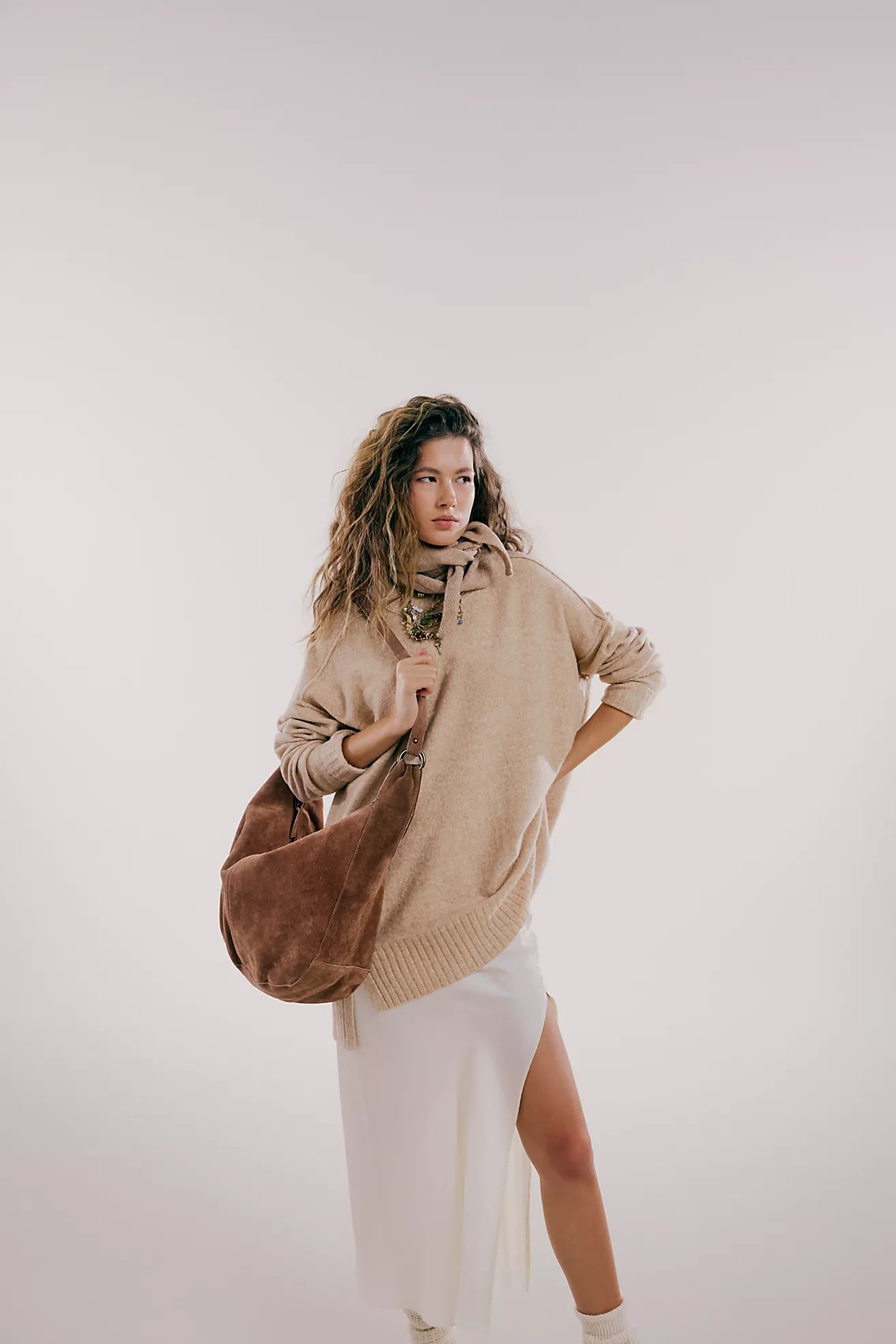 Roma Suede Tote Bag | Free People (Global - UK&FR Excluded)