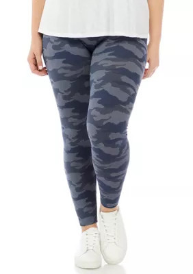 Wonderly Women's Studio Plus Size Camouflage Leggings | Belk
