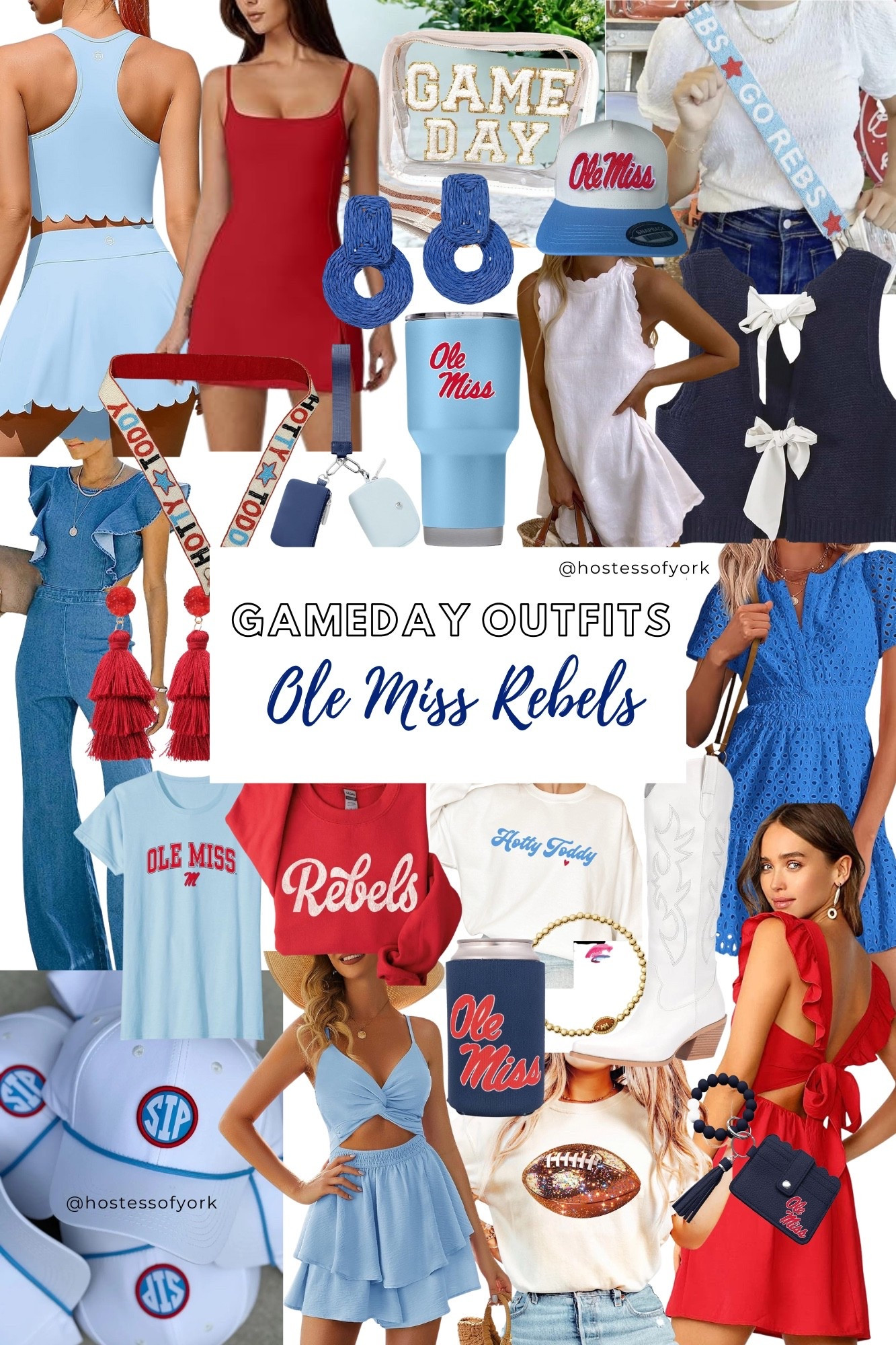 Ole Miss Rebs football gameday outfit ideas! Everything you need to kickoff a great season! 🏈💙
#sec #football #gameday #rebs #mississippi #college #sports #outfits #stadium #sorority #fashion #ncaa #boots #fall #autumn #tailgate #blue #red

#LTKStyleTip #LTKParties #LTKSeasonal
