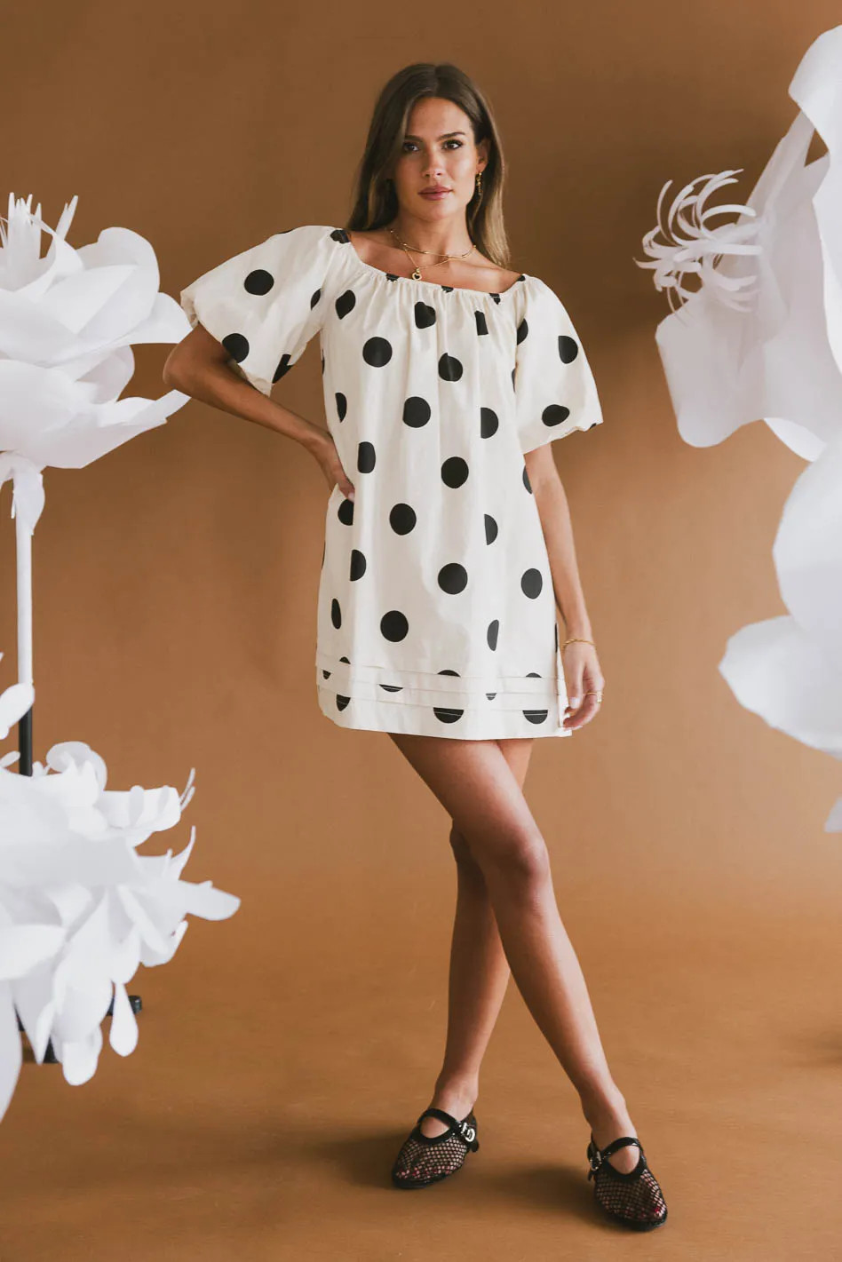 Rhett Polka Dot Baby Doll Dress | Böhme US
