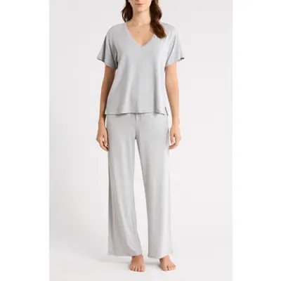 Nordstrom Cool Touch Jersey Pajamas in Pink Crystal at Nordstrom, Size X-Large | Nordstrom