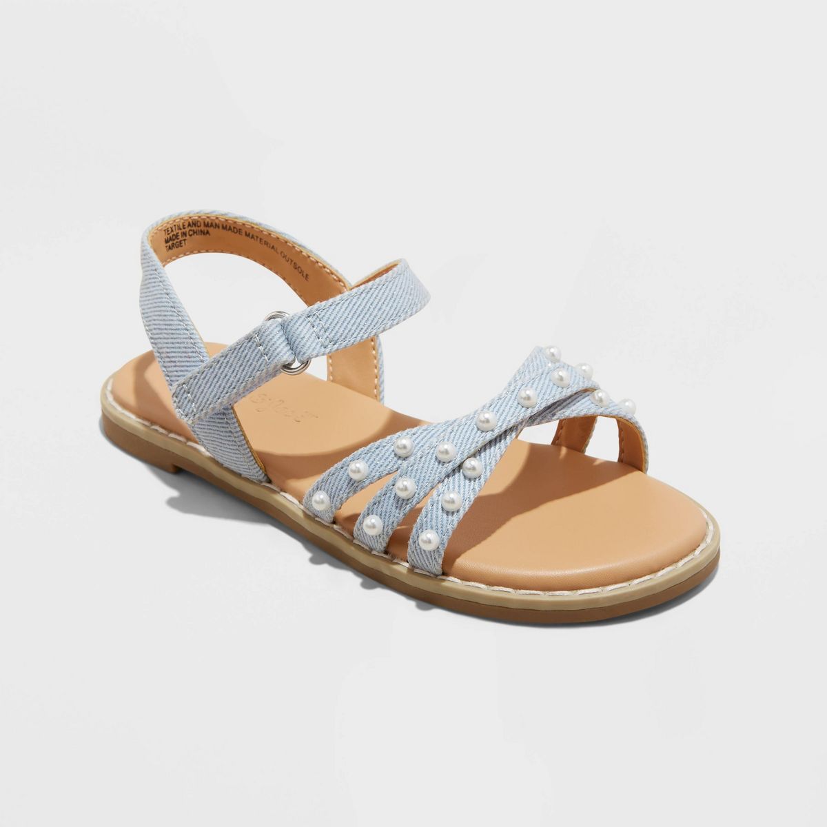 Toddler Jen Pearl Strap Sandals - Cat & Jack™ | Target