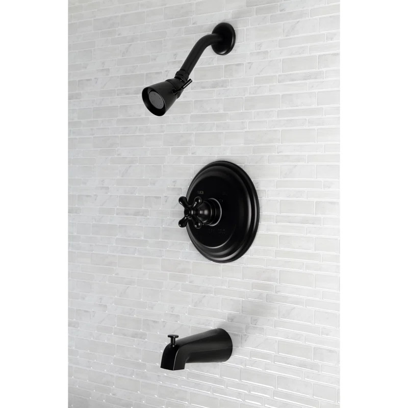 KB3630AX Restoration Single Handle Tub and Shower Faucet with Valve, Trim, and Diverter | Wayfair North America