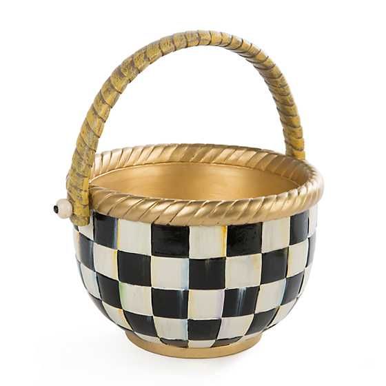 Courtly Check Large Basket | MacKenzie-Childs