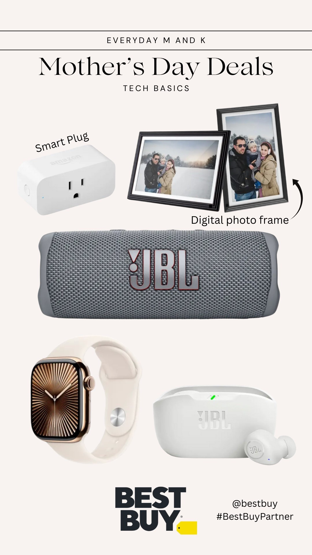 Our favorite Tech Basics from @bestbuy are a top deal for Mother’s Day (now through 5/11/25)!! #bestbuypartner

#LTKSeasonal #LTKHome #LTKGiftGuide