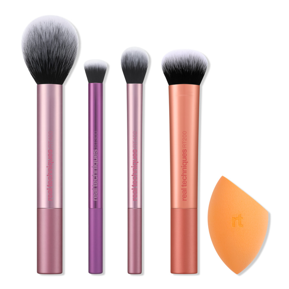Real Techniques Everyday Essentials Makeup Brush & Sponge Set | Ulta