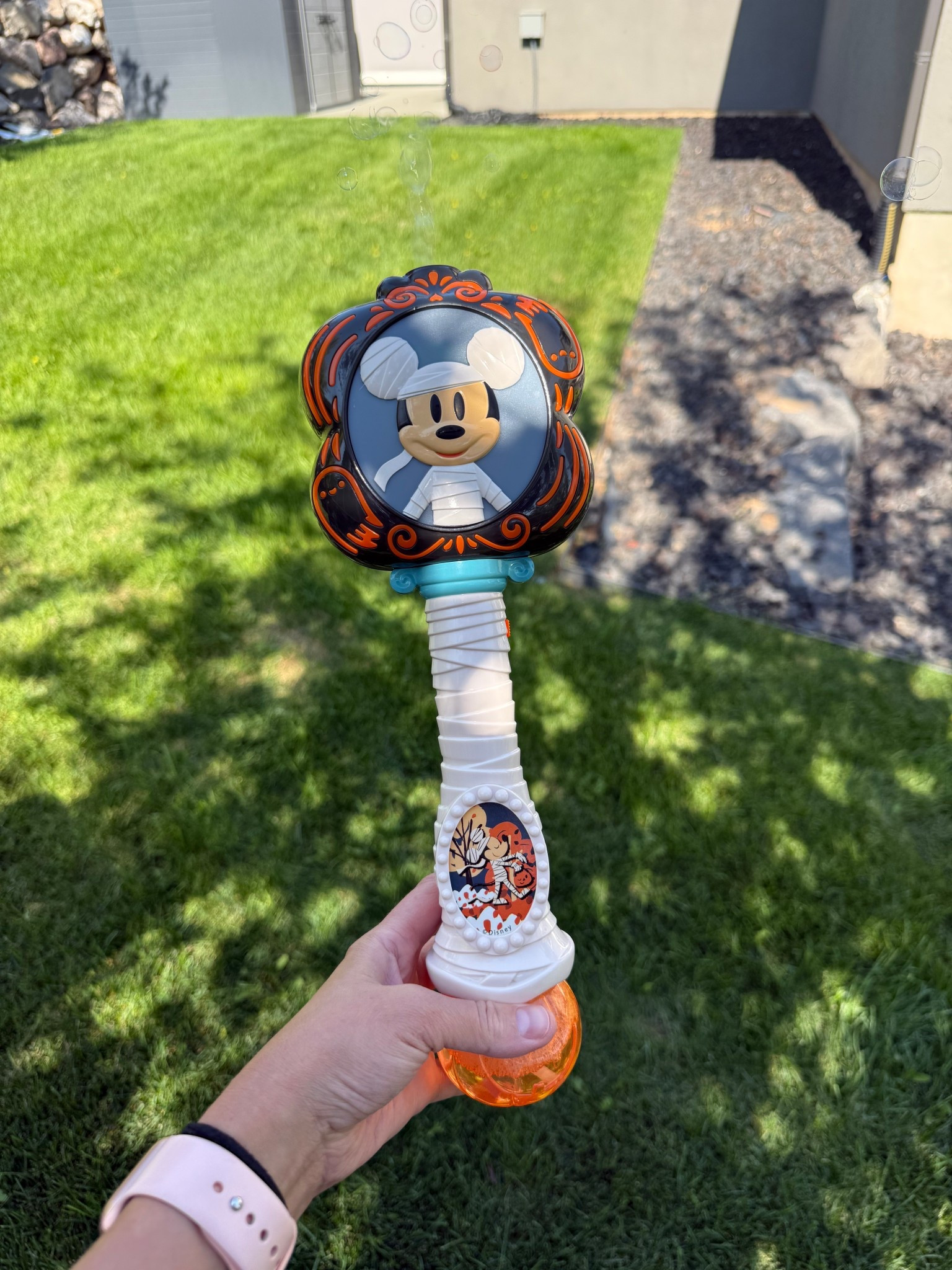 Mickey Halloween bubble wand #mickeymouse #hallween #disney 

#LTKSeasonal #LTKKids #LTKFamily
