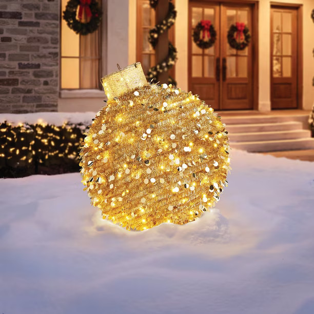 Member's Mark 36" Pre-Lit Pop-Up Tinsel Ornament | Sam's Club