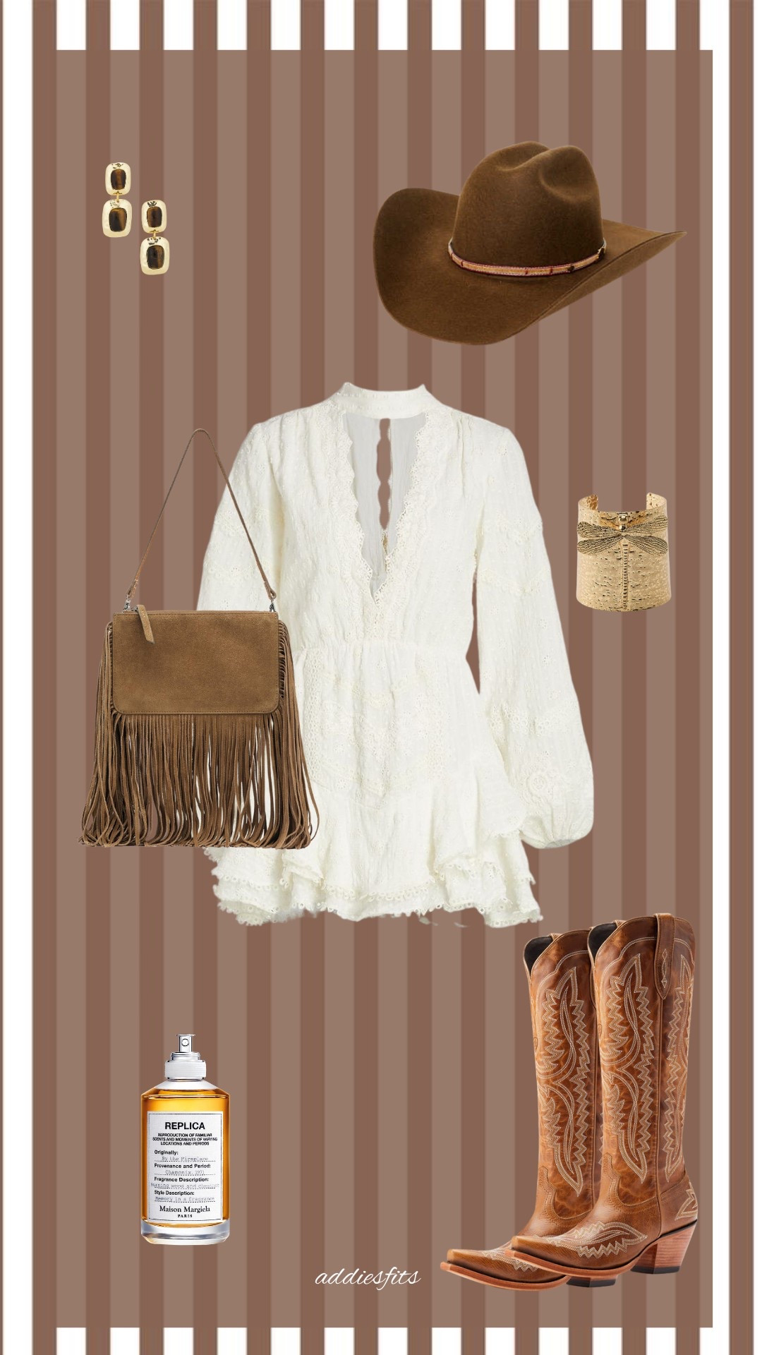 Country Concert Inspo
Dress : Hemant & Nandita Choker Lace Mini Dress
Bag: Zara 
Cuff: Zara 
Hat: Sheplers 

#LTKSeasonal #LTKFestival #LTKStyleTip