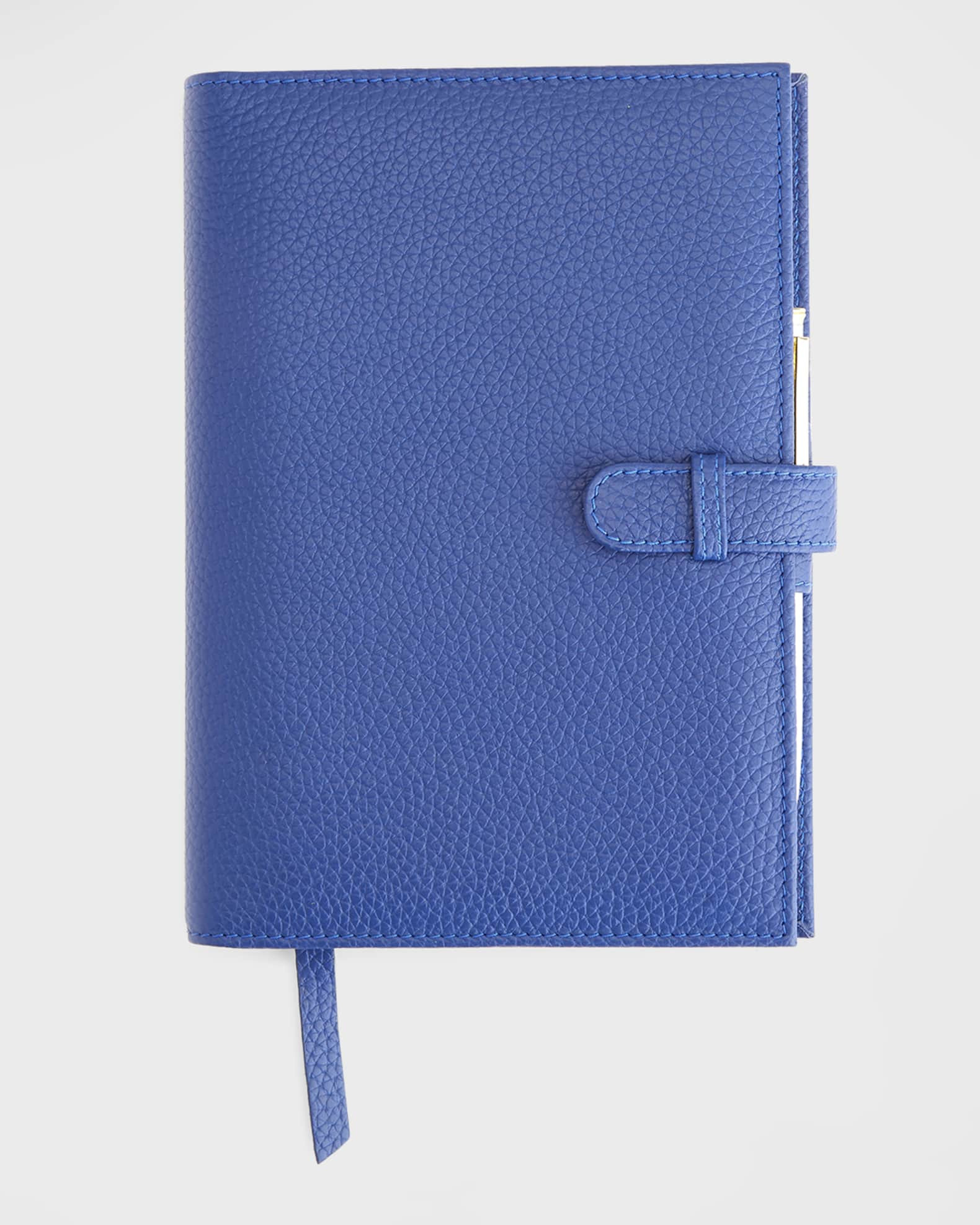 ROYCE New York Monogrammed Executive Weekly Leather Calendar Planner | Neiman Marcus