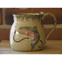 Hand Thrown Rainbow Trout Mug | Etsy (US)