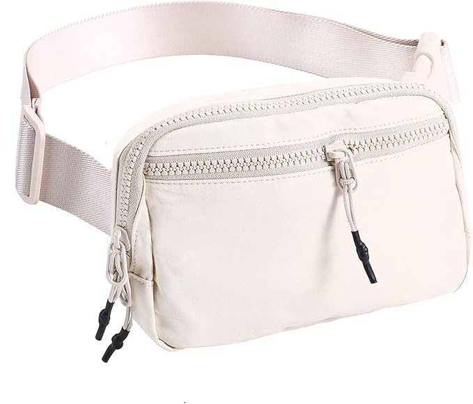 2-Way Zipper Fanny Pack for Women Men Mini Belt Bag Small Waist Bag Pouch Traveling Outdoor Hikin... | Amazon (CA)