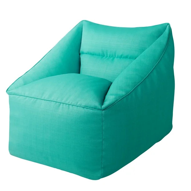 Better Homes & Gardens Dream Bean Patio Bean Bag Chair, Turquoise - Walmart.com | Walmart (US)