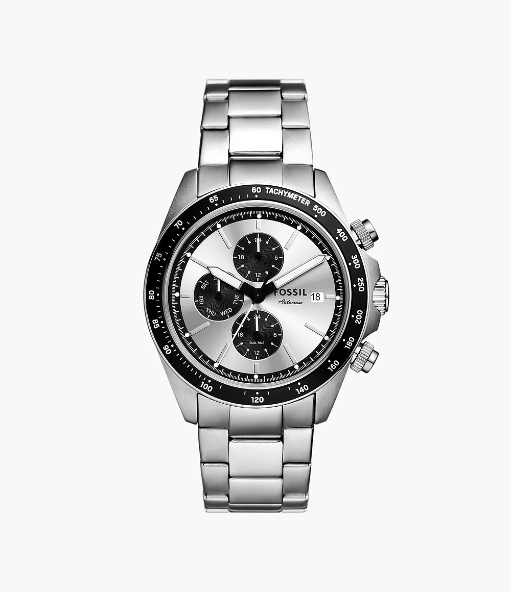 Autocross Multifunction Stainless Steel Watch | Fossil (US)