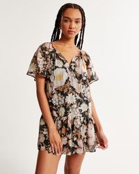 Floaty Trapeze Mini Dress | Abercrombie & Fitch (US)