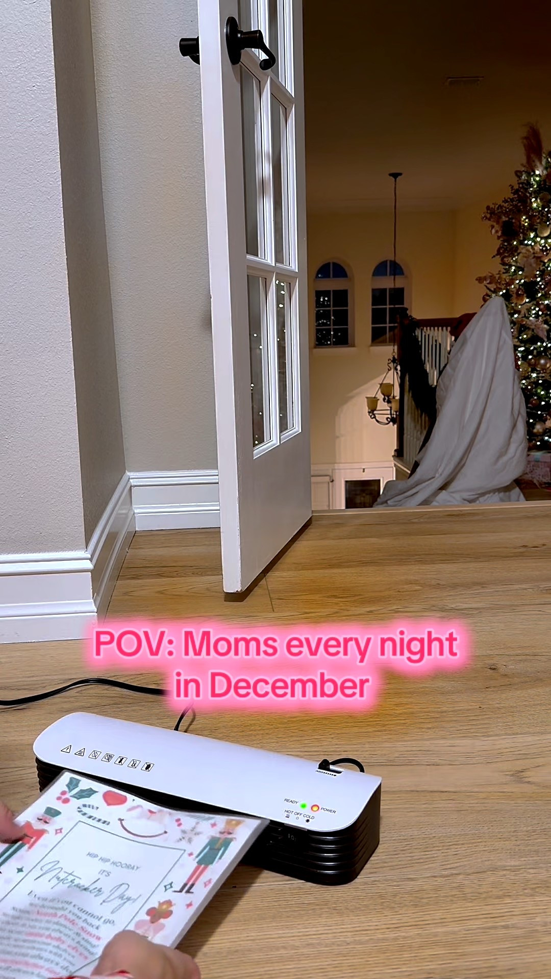 POV: Moms every night in December ✨ In preparation for our fieldtrip to The Nutcracker Ballet tomorrow @DrPhillipsCtr , our elves brought a few very special guests! Also, who else laminates absolutely everything? 🙋🏼‍♀️ It definitely makes it easier for these North Pole letters to stand the test of time (&tiny fingers) 
Shop my favorite laminator & all other links in my LTK bio! 🤍


#LTKmomlife #LTKKids #LTKHoliday