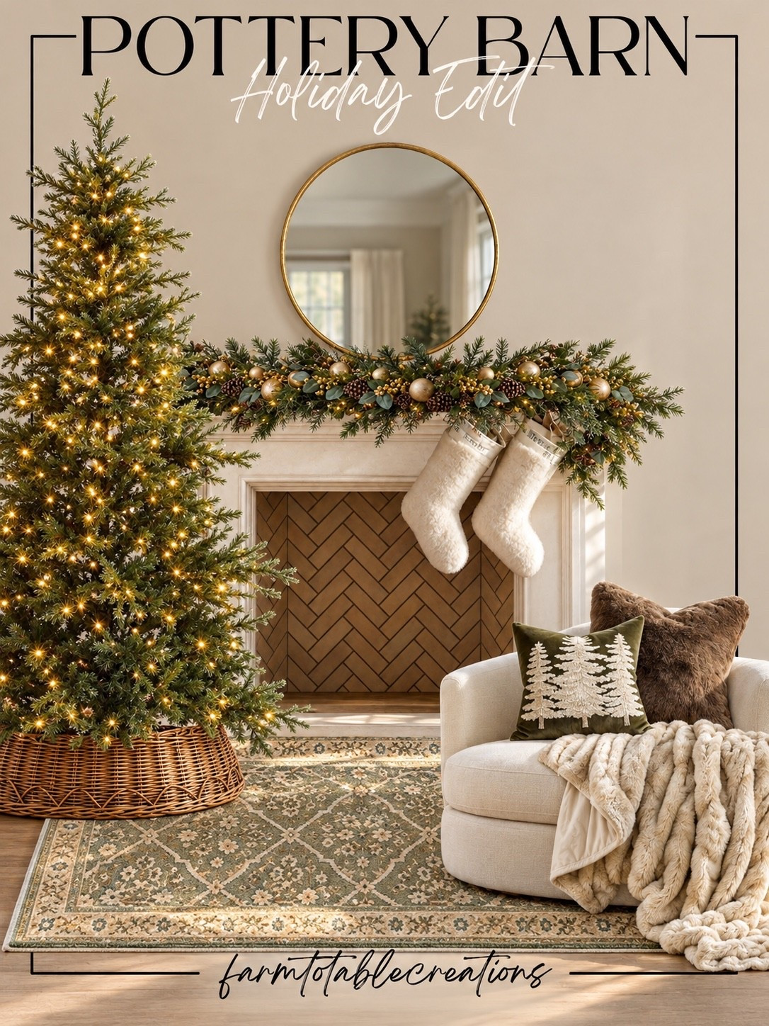 The Pottery Barn Holiday Edit 🎄🤎

Bringing all the cozy Christmas vibes home with beautiful Pottery Barn finds! From twinkling trees and lush holiday greenery to soft, textured pillows, cozy throws, and timeless accents, these pieces create that warm, collected holiday look I love. Perfect for making your home feel extra inviting this Christmas season!

#LTKHome #LTKHoliday #PotteryBarn #PotteryBarnChristmas #ChristmasDecor #HolidayHomeDecor #NeutralChristmasDecor #CozyChristmas #ChristmasLivingRoom #HolidayDecorInspo