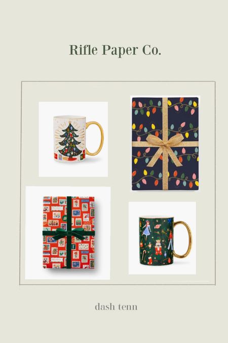 Festive wrapping paper. And gorgeous mugs to get you in the spirit!

#LTKSeasonal #LTKsalealert #LTKHoliday