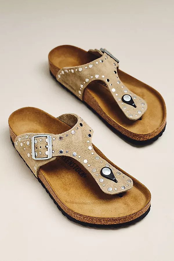 Birkenstock Gizeh Rivet Thong Sandals | Anthropologie (US)
