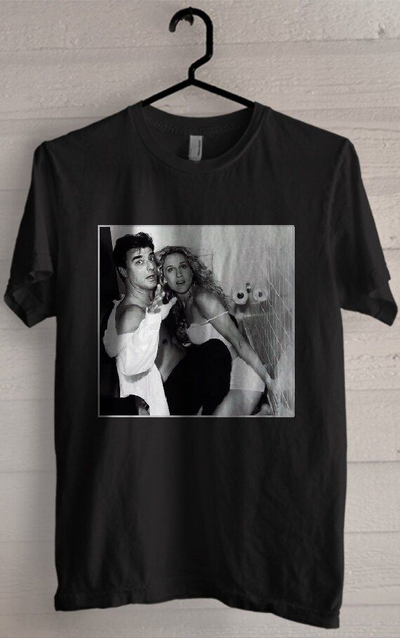 Carrie Bradshaw Shirt Carrie Bradshaw and mr. Big Romantic Couple T-shirt Cotton Unisex Adult Cot... | Etsy (US)